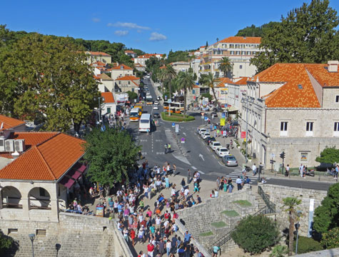 Bus Station in Dubrovnik Croatia