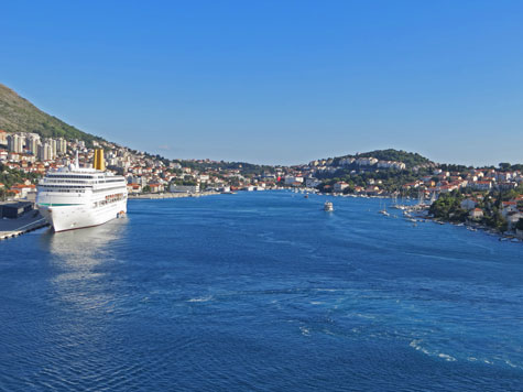 Port Gruz in Croatia